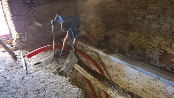 Kerbernard - Travaux Bâtiment Nord (gauche)