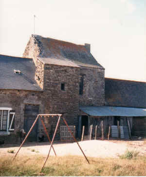 Vestiges de la tour d'escalier