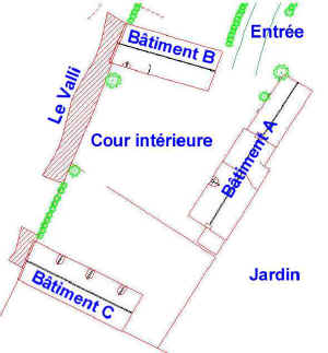 Plan de la cour